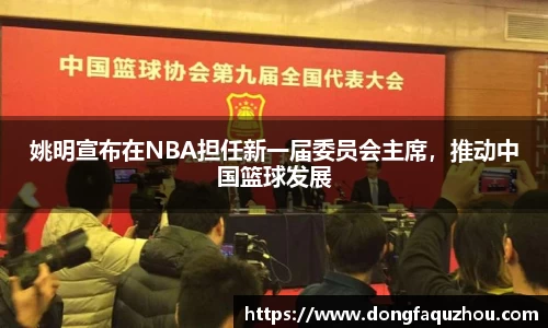 姚明宣布在NBA担任新一届委员会主席，推动中国篮球发展