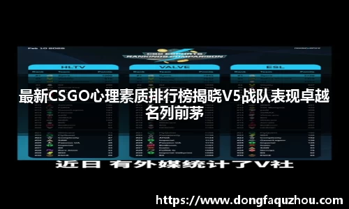 最新CSGO心理素质排行榜揭晓V5战队表现卓越名列前茅
